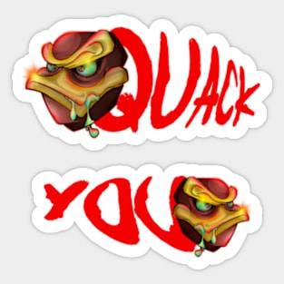 Quack You Duck Sticker